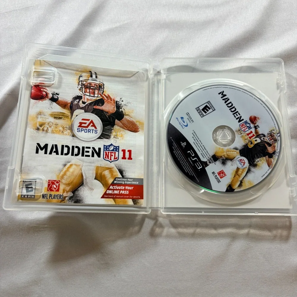 EA Sports Madden NFL 11 Sony PlayStation 3 PS3 Drew Brees Football Video Game
